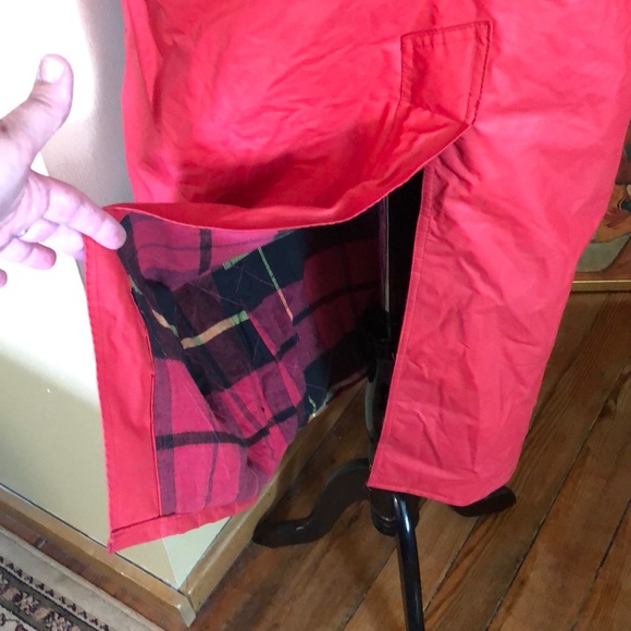 Vintage TALBOTS size Large Waterproof RAINCOAT Flannel Lined Classic Preppy - Picture 12 of 16